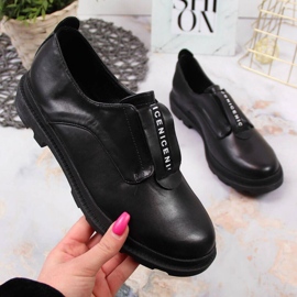 Slip-on sko S. Bararski W OLI147 sort 1