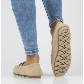 Læder loafers Filippo DP3613 / 22 Be beige 2