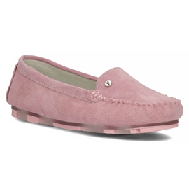 Læder loafers Filippo DP2037 / 22 Pi pink lyserød 6
