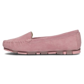 Læder loafers Filippo DP2037 / 22 Pi pink lyserød 4