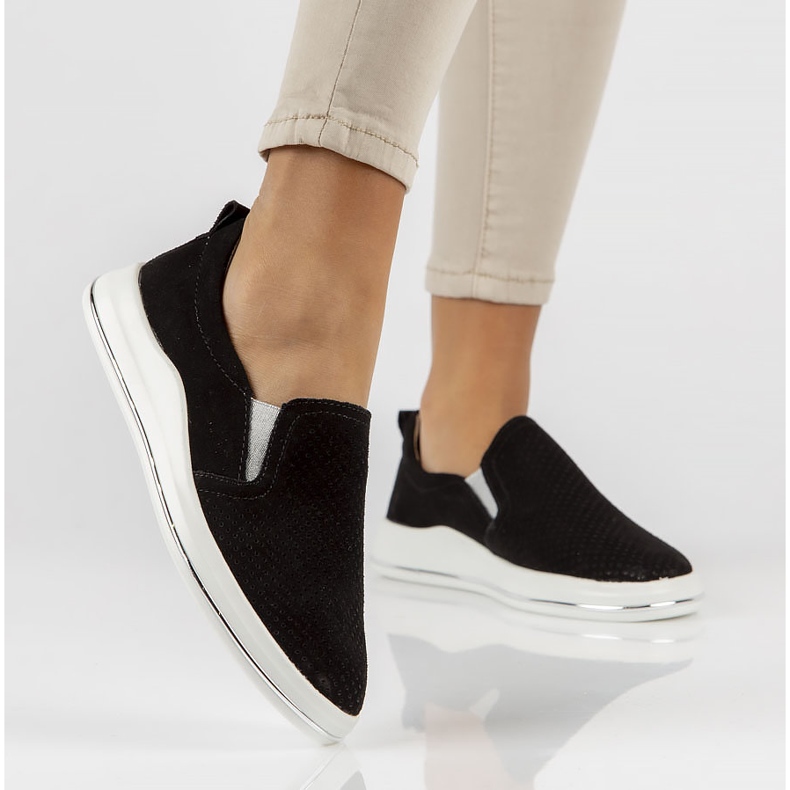 Lædersko Filippo DP3622 / 22 Bk sort 1