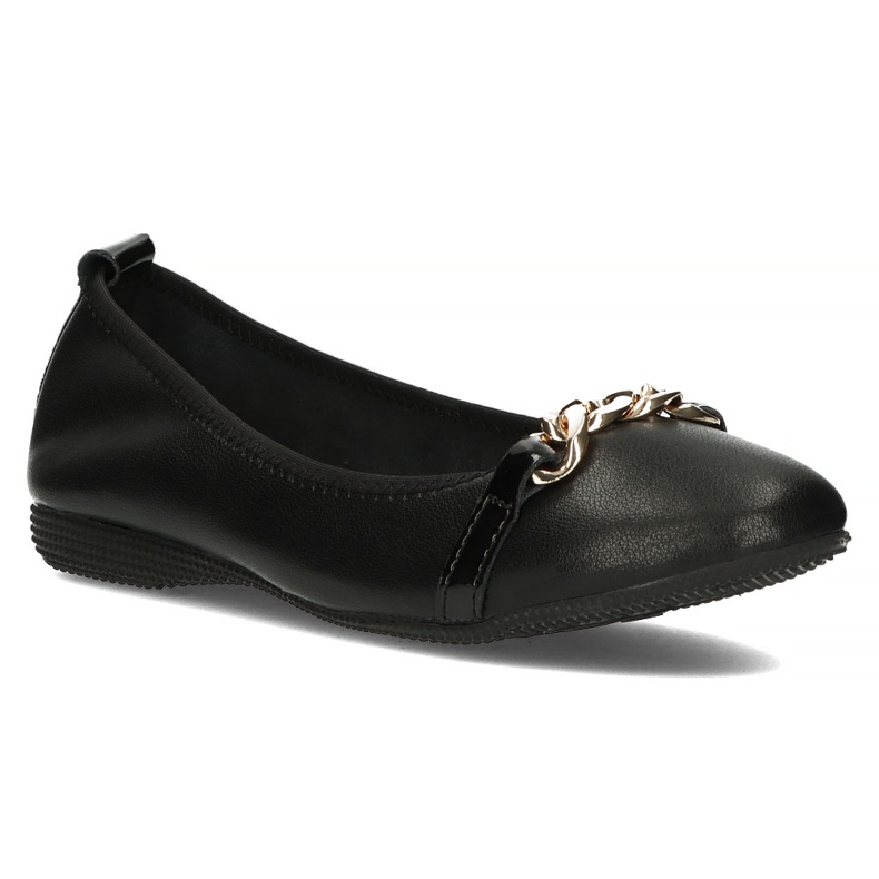 Læderballerinaer Filippo DP3709 / 22 Bk sorte 1