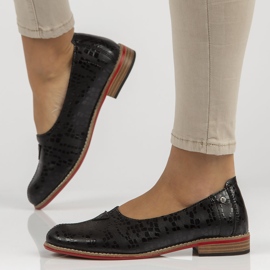 Lædersko Filippo DP3545 / 22 Bk sort 1