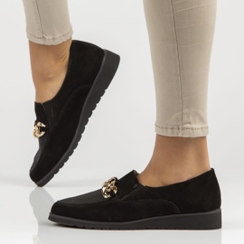 Lædersko Filippo DP3696 / 22 Bk sort 1