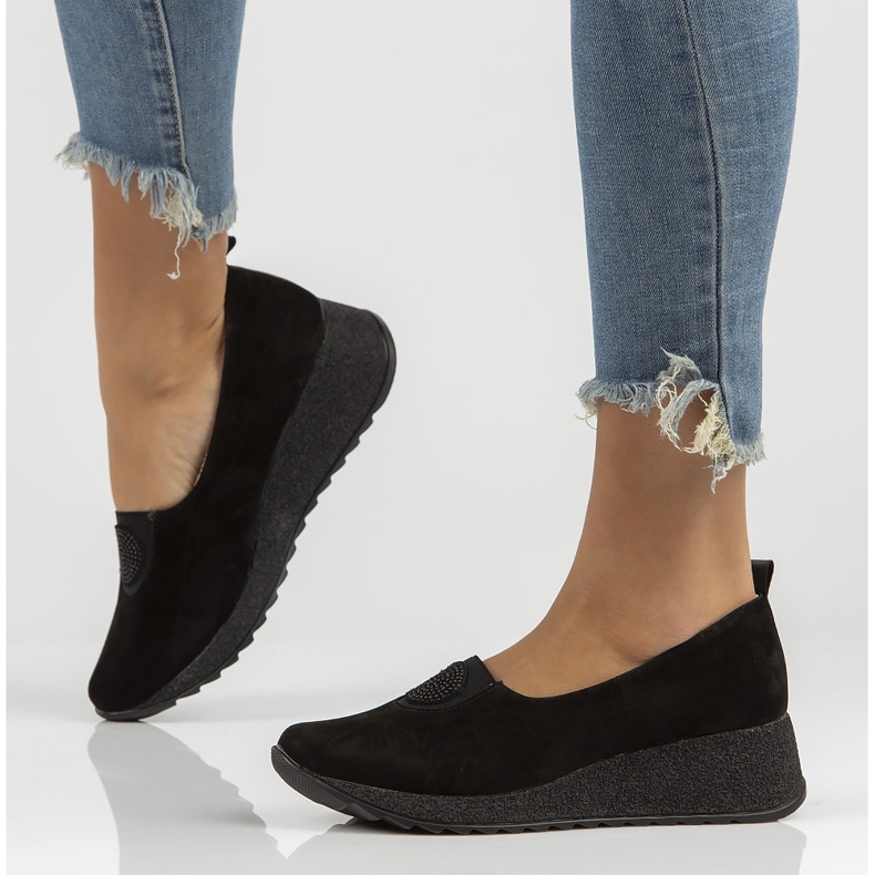 Lædersko Filippo DP3646 / 22 Bk sort 1