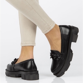 Lædersko Filippo DP3221 / 22 Bk Bk sort 1