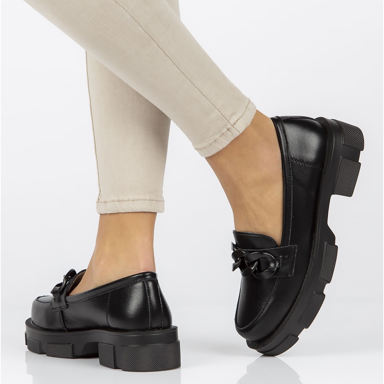 Lædersko Filippo DP3221 / 22 Bk Bk sort 1