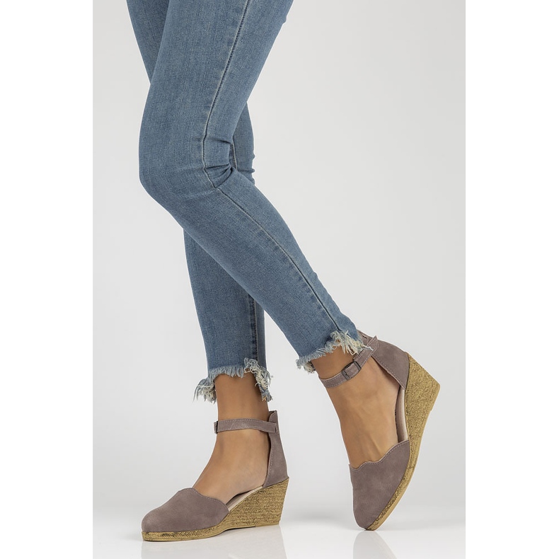 Lædersandaler Filippo DS1394 / 22 Sd lyng-beige 2