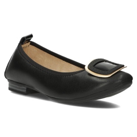 Lædersko Filippo DP3661 / 22 Bk sort 1
