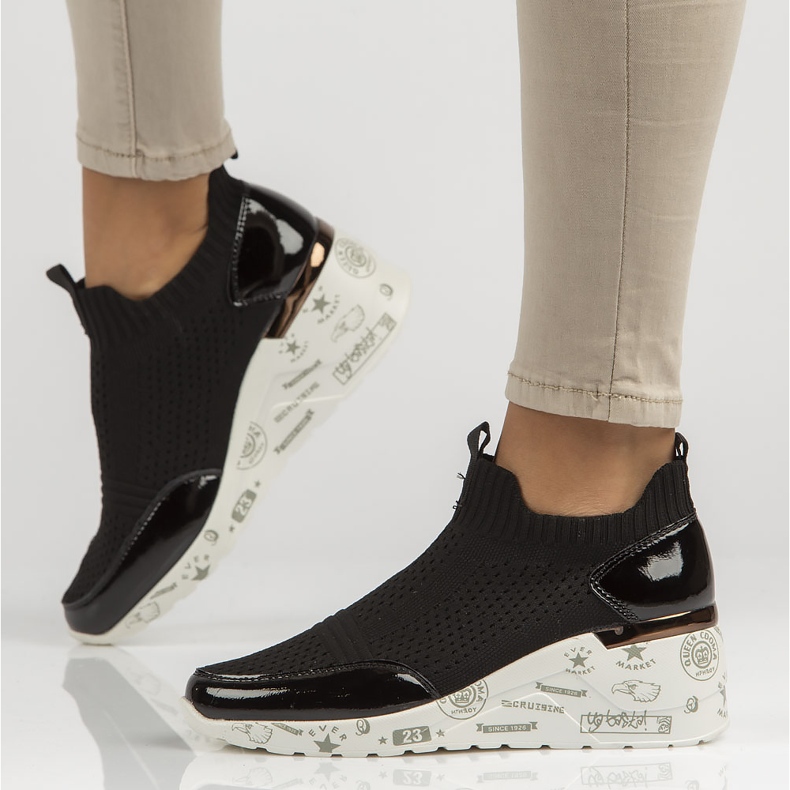 Lædersko Filippo DP3551 / 22 Bk sort 1