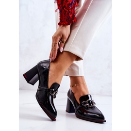 S.Barski Elegante pumps på en sort Callim 2
