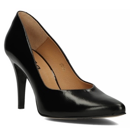 Læder pumps Filippo 2058 sort 1