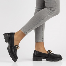 Lædersko Filippo DP3221 / 22 Bk sort 2