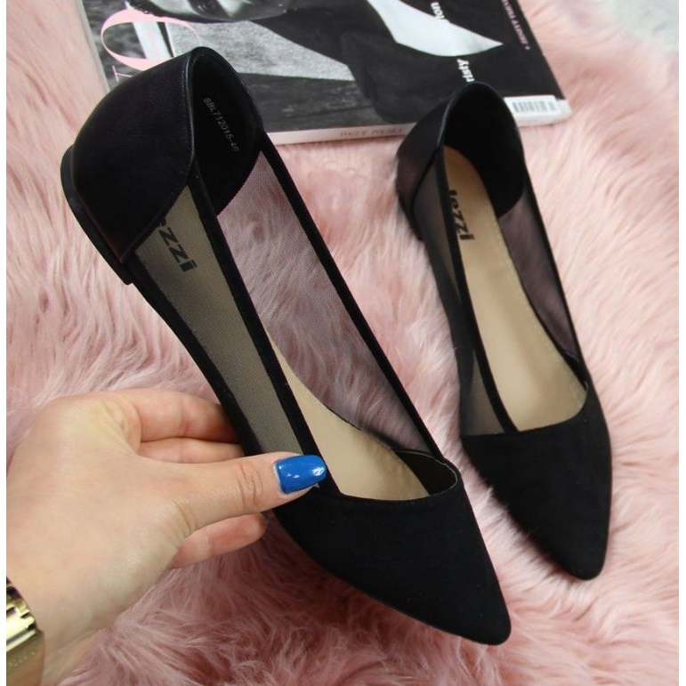 Kvinders ballerinaer Spitz Black Lakes sort 1