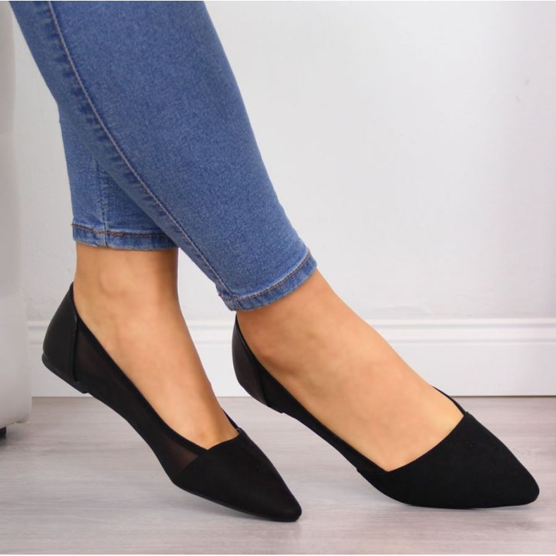 Kvinders ballerinaer Spitz Black Lakes sort 2