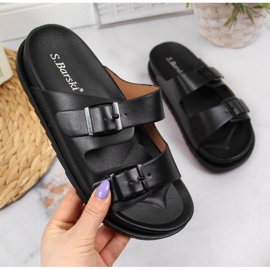 Everlast Gummi flip-flops med spænder sorte i S.Barski 1