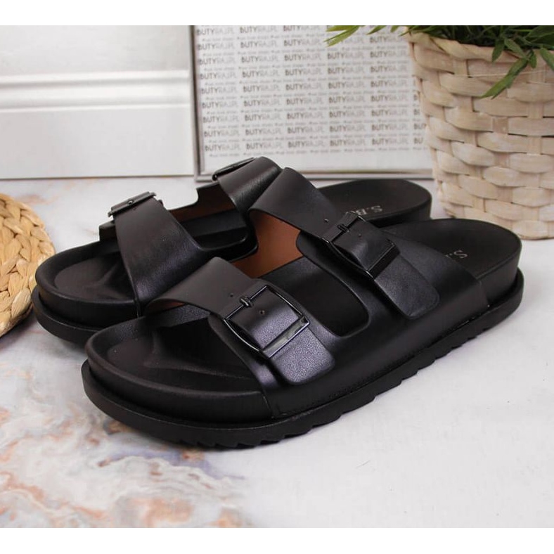 Everlast Gummi flip-flops med spænder sorte i S.Barski 2