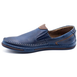 Polbut Herresko loafers 09 marineblå 1