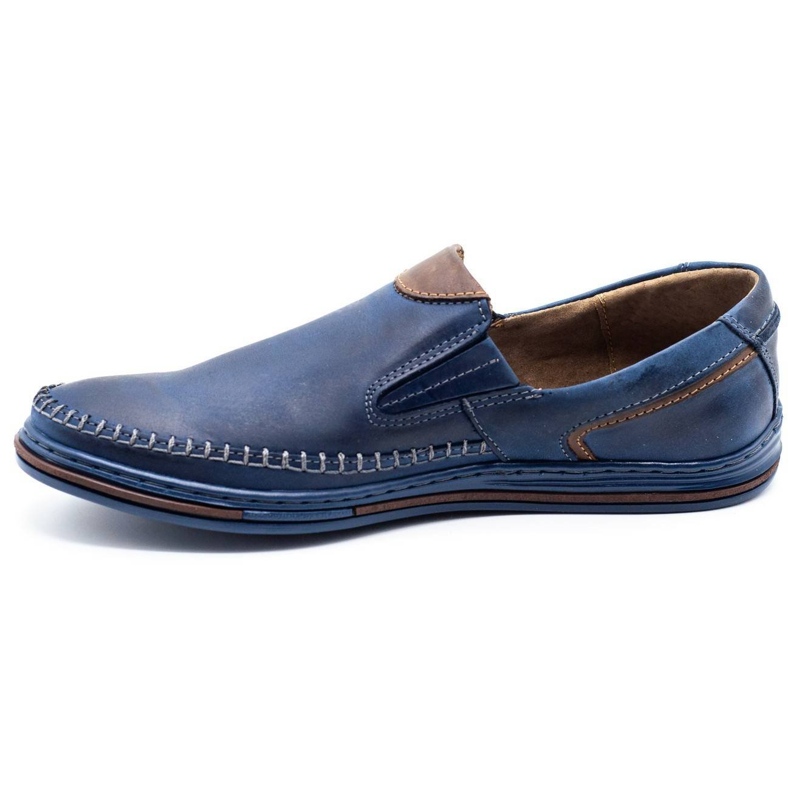 Polbut Herresko loafers 09 marineblå 1