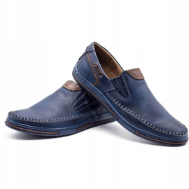 Polbut Herresko loafers 09 marineblå 4