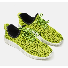 Neongrønne Bekking sneakers til mænd sort 1