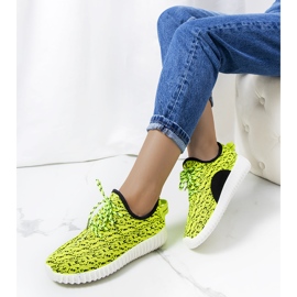 Mulder grønne neon sneakers sort 1