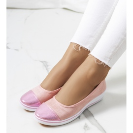 Pink Barrie wedge sneakers lyserød 1