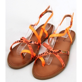 Trudy Orange damesandaler 2