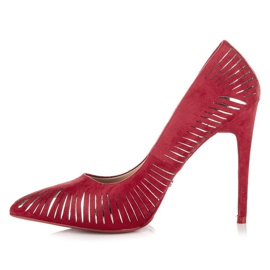 Seastar Skinnende rødbrune pumps 2