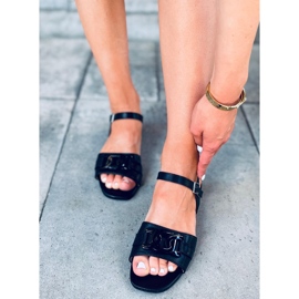 Iona Sorte lavhælede sandaler 2