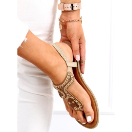 Rush Gold flip-flops gylden 1