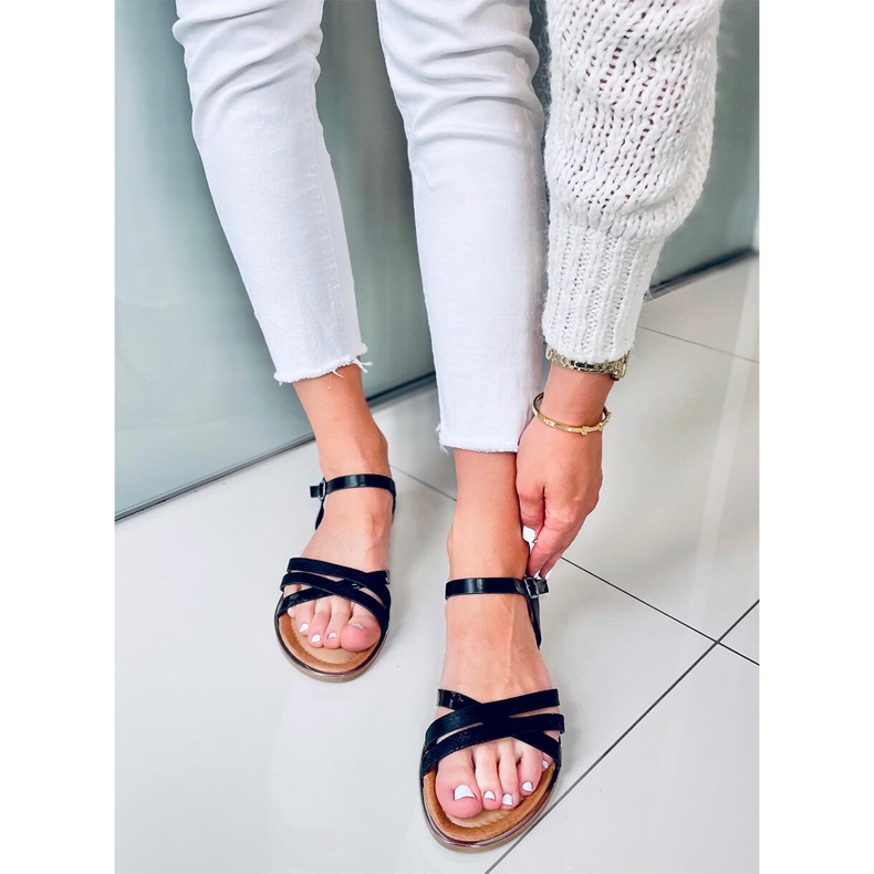 Celia Black damesandaler sort 1