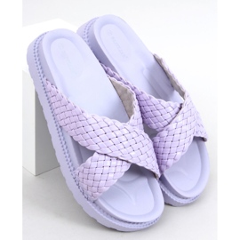 Norma Purple dametøfler lilla 2