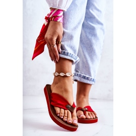 Damemateriale Flip-flops Big Star JJ274A349 Rød 1