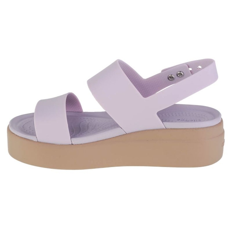 Crocs Brooklyn Low Wedge Sandaler 206453-5PV lilla 1
