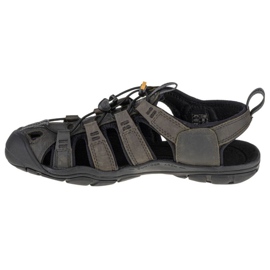 Keen Clearwater Cnx Læder 101310 sandaler grå 1