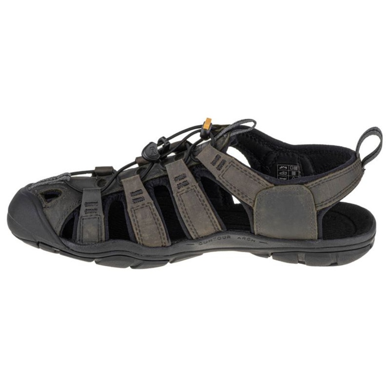 Keen Clearwater Cnx Læder 101310 sandaler grå 1