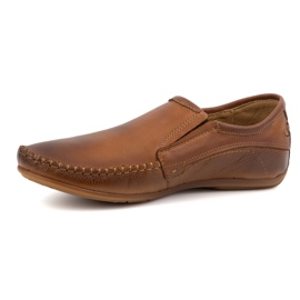 Olivier Mænds læder loafers 4206 brun 1
