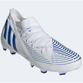 Adidas Predator Edge.3 Fg M GW2273 fodboldstøvler hvid hvid 3