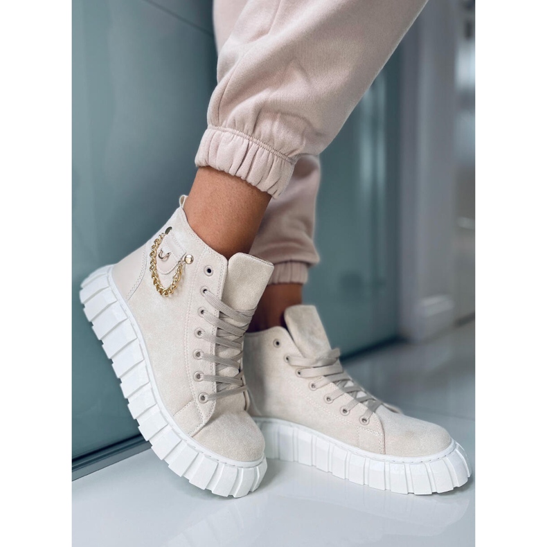 Iggy Beige ankelsneakers 1