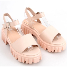Dianne Beige højsålede sandaler 2