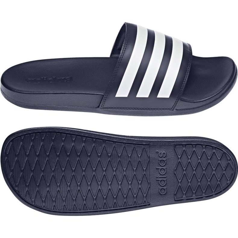 Adidas Adilette Comfort M GZ5892 hjemmesko hvid marineblå 1