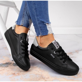 Black Big Star EE274314 low-top sneakers sort 1