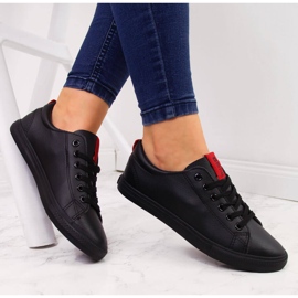 Low-top øko læder sort Big Star DD274687 1
