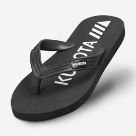 Sort Kubota pool flip-flops til mænd 1