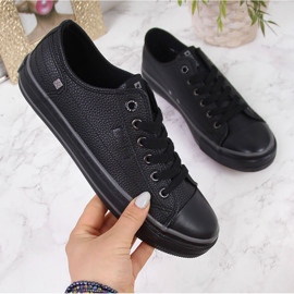 Sort øko læder low-top Big Star II274002 2