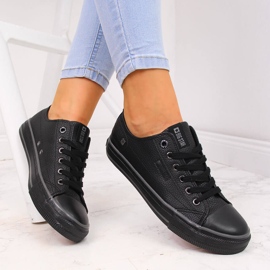 Sort øko læder low-top Big Star II274002 1