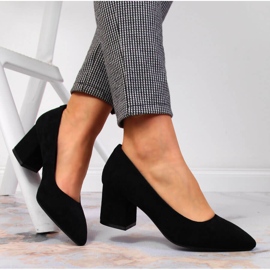 Pumps ruskind sort Sergio Leone 1