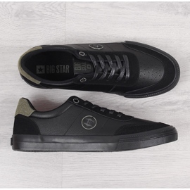 Mænds low-top øko læder sort Big Star II174008 1