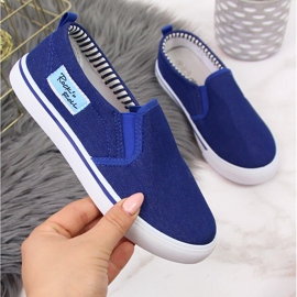 Atletico slip-on sneakers til drenge blå 1